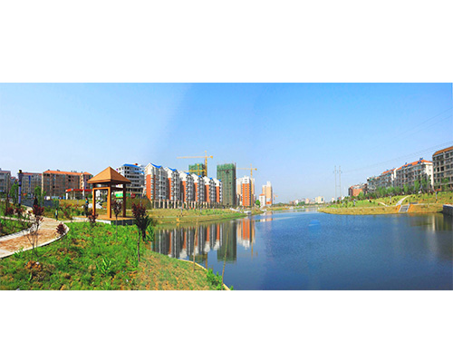 參與建設(shè)的公園風光